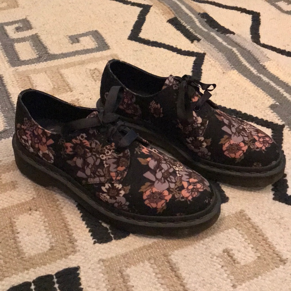 Doc Marten Floral Oxford Shoe